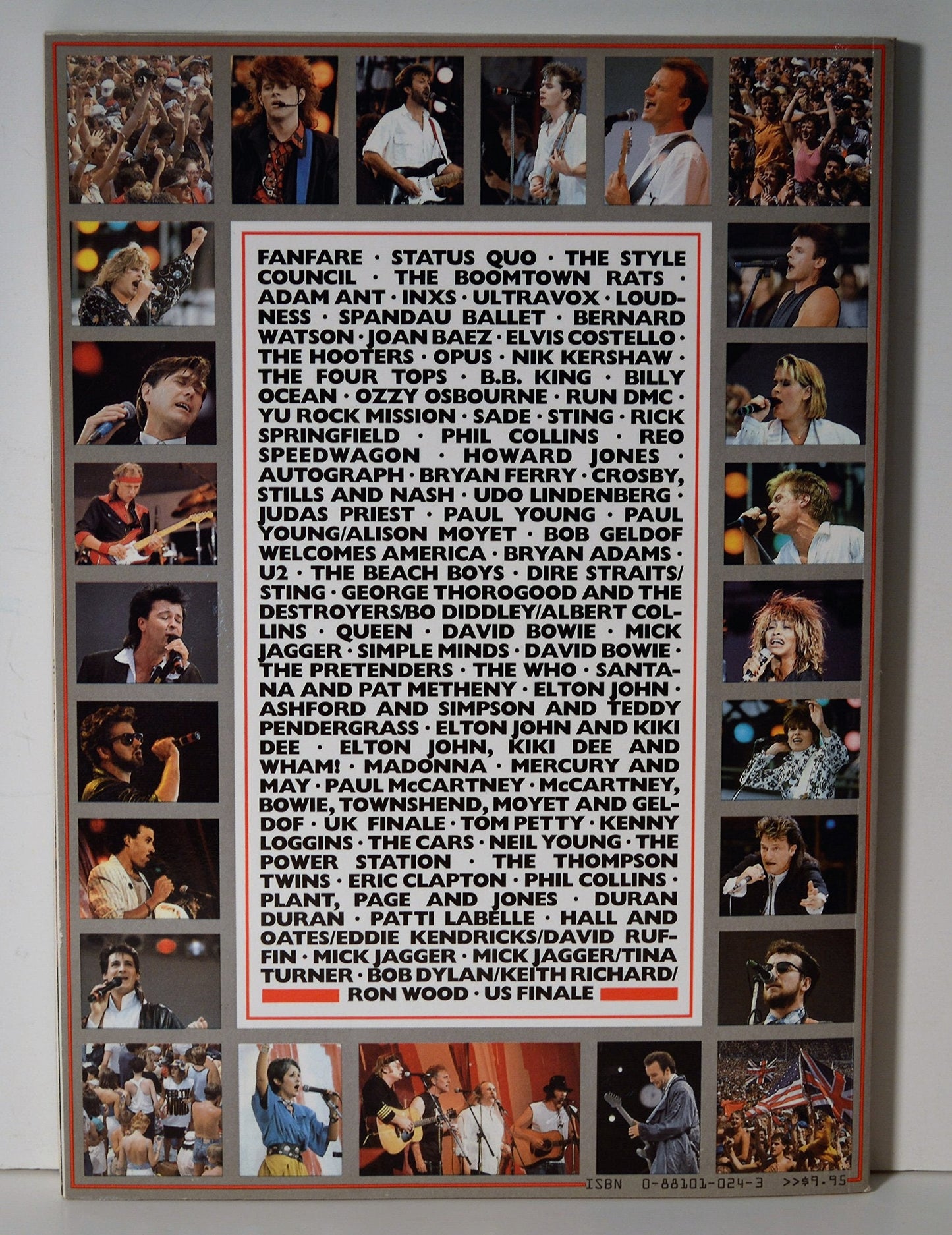 Live Aid: World Wide Concert Book by Hillmore, Peter