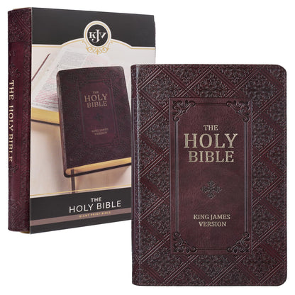 KJV Holy Bible, Giant Print Standard Size Faux Leather Red L