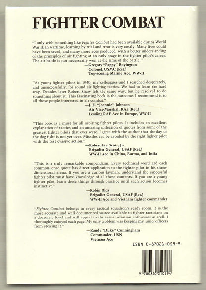 Fighter Combat: Tactics and Maneuvering by Shaw, Robert L