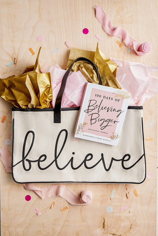 100 Days of Believing Bigger: A Devotional Journal by Marsha