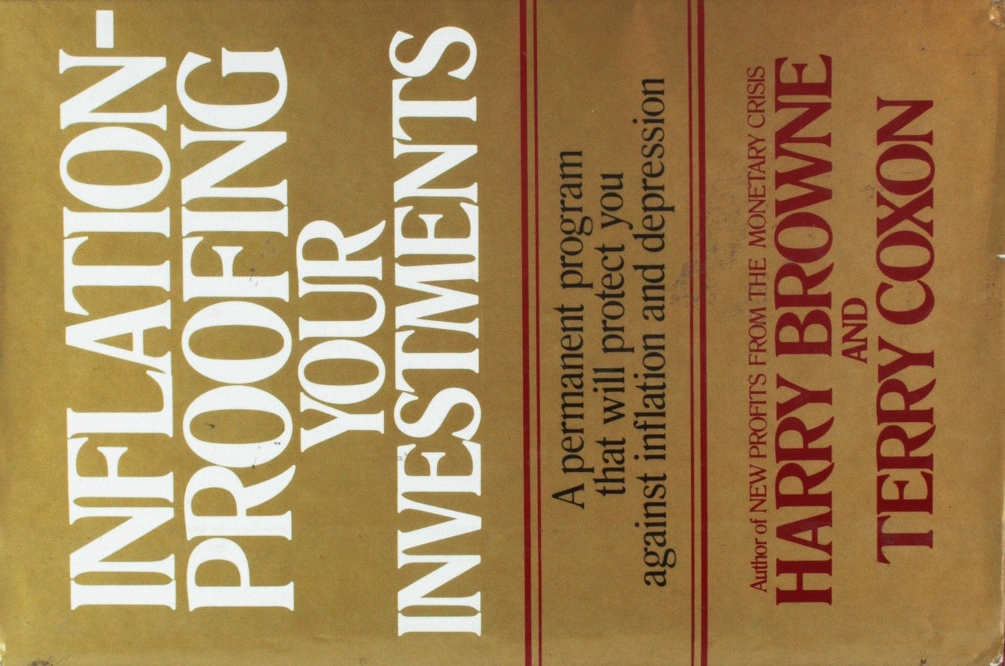 Inflation-proofing your investments by Browne, Harry;Coxon,