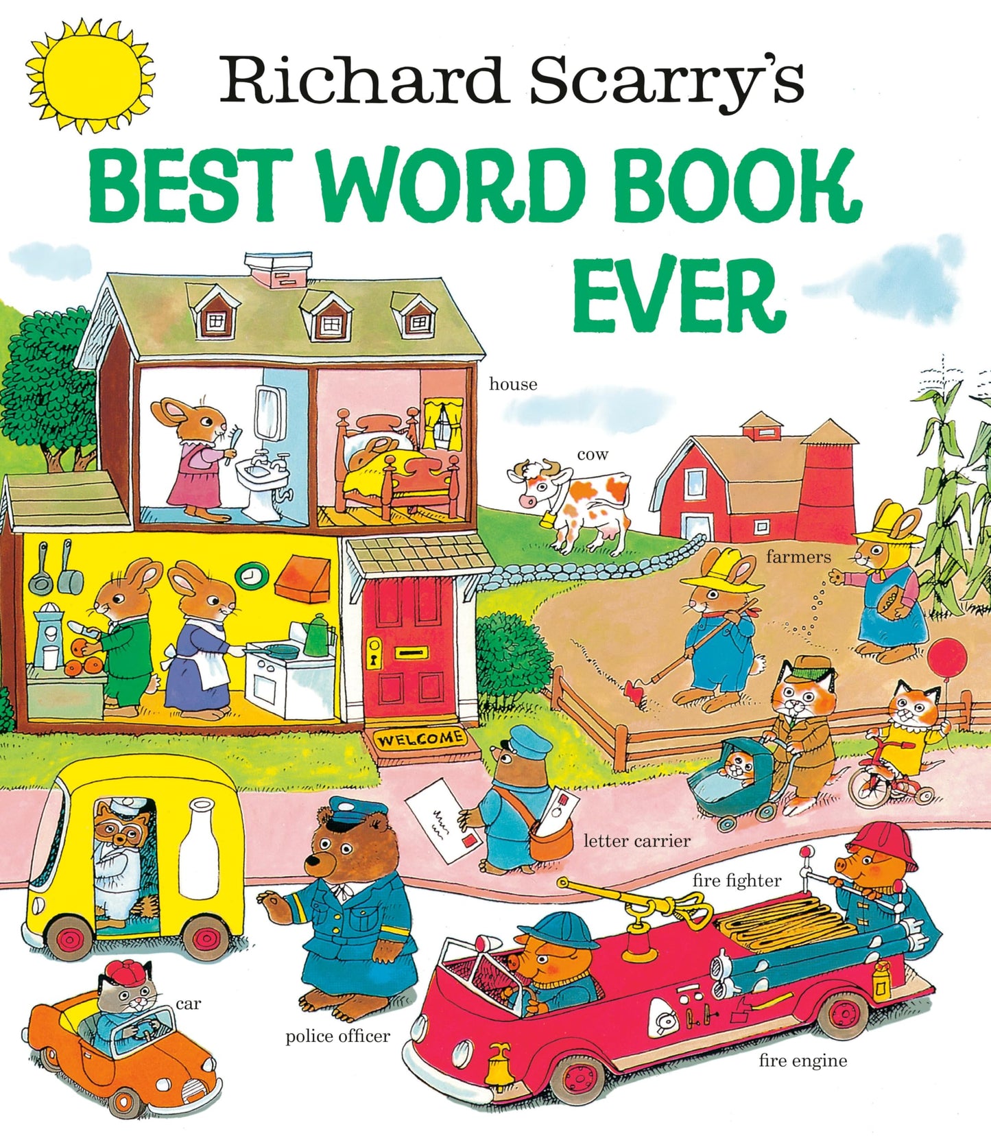 Richard Scarry's Best Word Book Ever (Giant Golden Book) by
