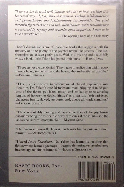 Love's Executioner by Yalom, Irvin D.