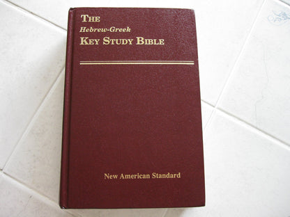 Hebrew-Greek Key Word Study Bible: New American Standard Bib