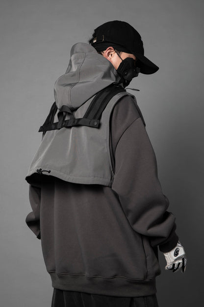 HiH34 Grey Tech Guard Hoodie