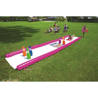 WOW Watersports Strike Zone Water Slide w 6 Giant Inflatable Bowling