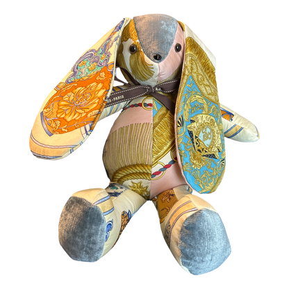Qu'Importe le Flacon Vintage Silk Scarf Clever Bunny