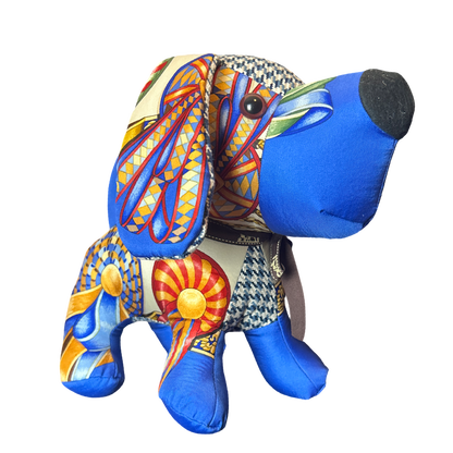 Rubans du Cheval Vintage Silk Scarf Loyal Puppy