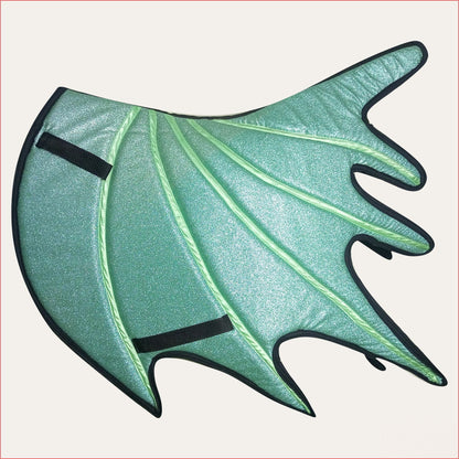 Green Horse Dragon Saddle Pad, Ear Bonnet & Horse Boot Set