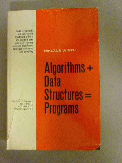 Algorithms + Data Structures = Programs (Prentice-Hall Serie