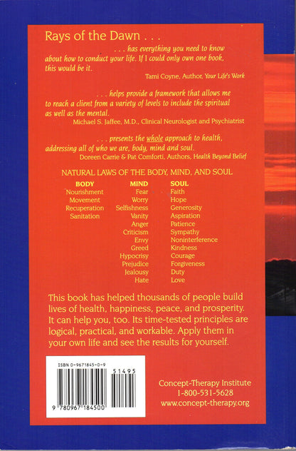 Rays of the Dawn : Natural Laws of the Body, Mind and Soul b