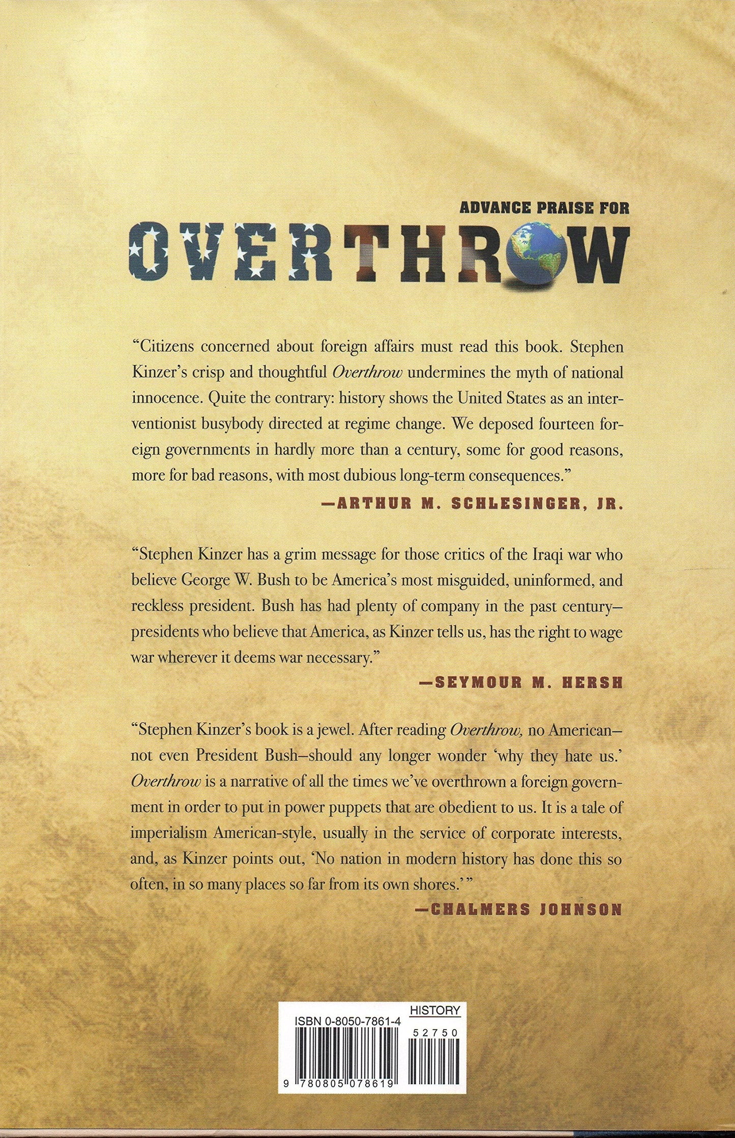 Overthrow: America's Century of Regime Change from Hawaii to