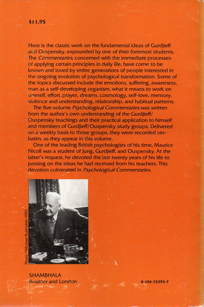 Psychological Commentaries on the Teaching of Gurdjieff & Ou