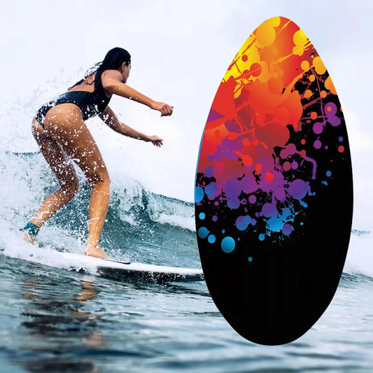 30-41 Inch Lightweight Wooden Skimboard for Beginners Kids And All