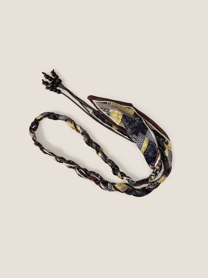Bohemian Multi-Functional Woven Scarf Belt With Ethnic Prints