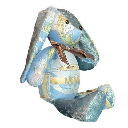 Ferronnerie Vintage Silk Scarf Clever Bunny