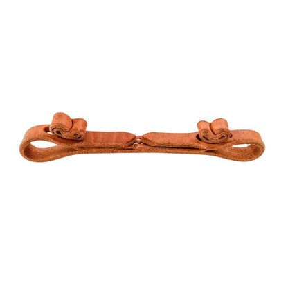 AJ Tack Harness Leather 2 Button Curb Strap