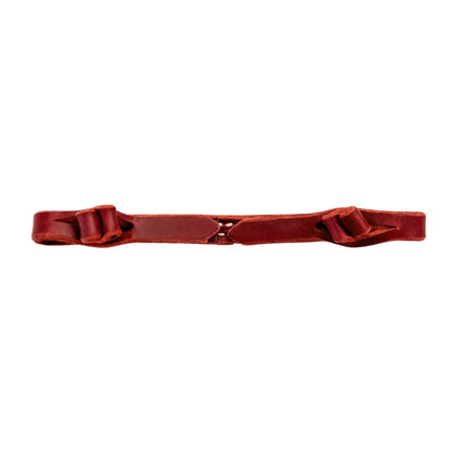 AJ Tack Latigo Leather 2 Button Curb