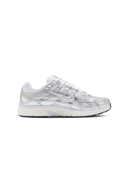 Nike Womens P-6000 - White/Metallic Silver
