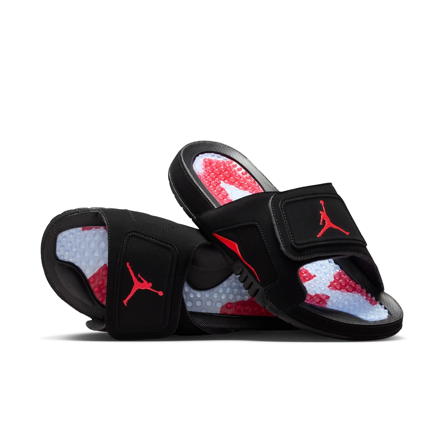 Air Jordan Mens Hydro Vi Retro Sandals - Black/Infrared 23