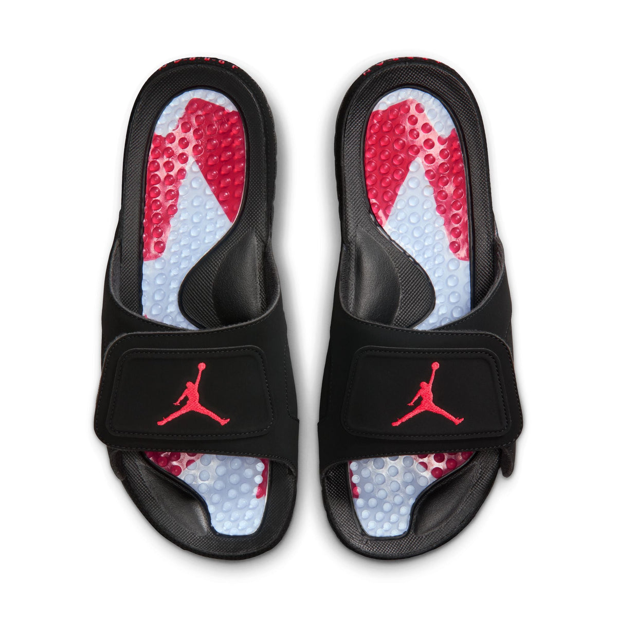 Air Jordan Mens Hydro Vi Retro Sandals - Black/Infrared 23