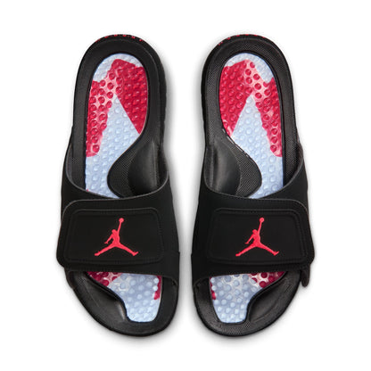 Air Jordan Mens Hydro Vi Retro Sandals - Black/Infrared 23
