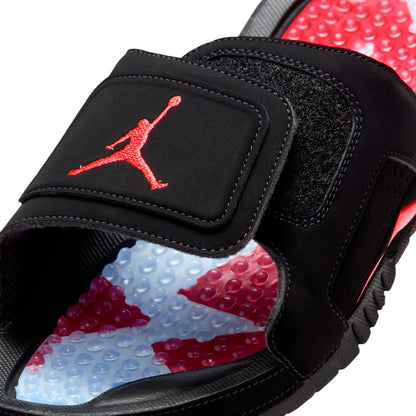 Air Jordan Mens Hydro Vi Retro Sandals - Black/Infrared 23