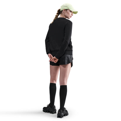 Nike Womens Club Fleece Crewneck - Black/White