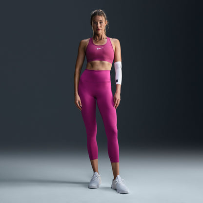 Nike Womens Therma-Fit One Hot Leggings - Fuchsia/White
