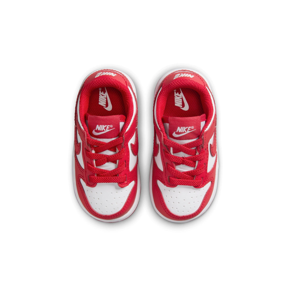 Nike (TD) Dunk Low - White/University Red