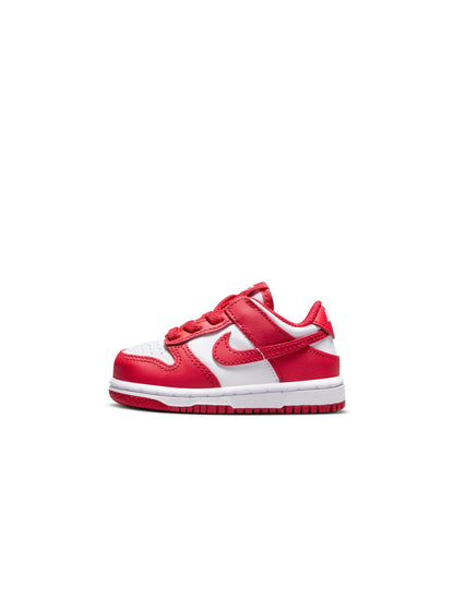 Nike (TD) Dunk Low - White/University Red