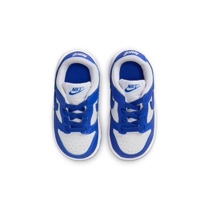 Nike (TD) Dunk Low - White/Hyper Royal