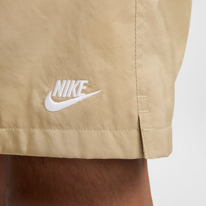 Nike Men's Club Parachute Shorts - Beige/White