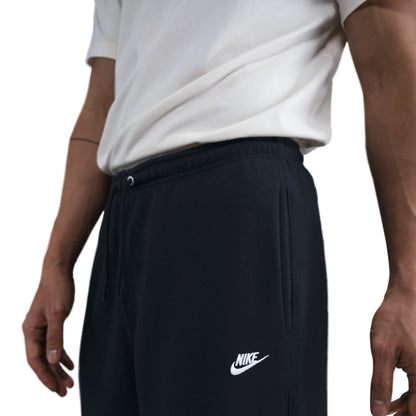 Nike Mens Club Open-Hem Sweatpants - Black