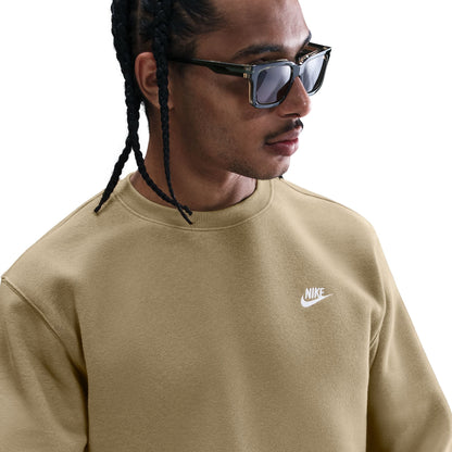 Nike Mens Club Fleece Crewneck - Parachute Beige