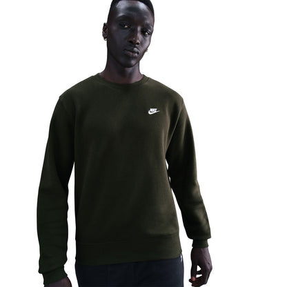 Nike Mens Club Fleece Crewneck - Sequoia