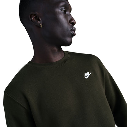 Nike Mens Club Fleece Crewneck - Sequoia