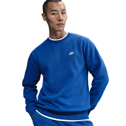 Nike Mens Club Fleece Crewneck - Game Royal