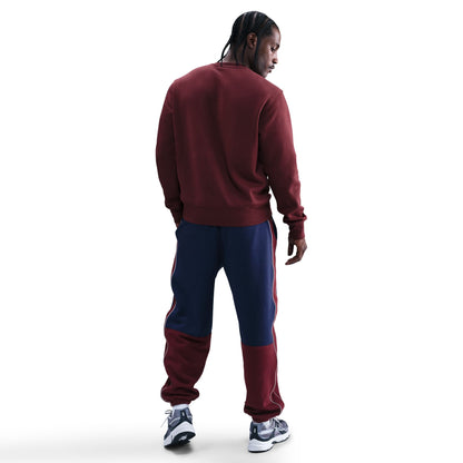 Nike Mens Club Fleece Crewneck - Dark Team Red