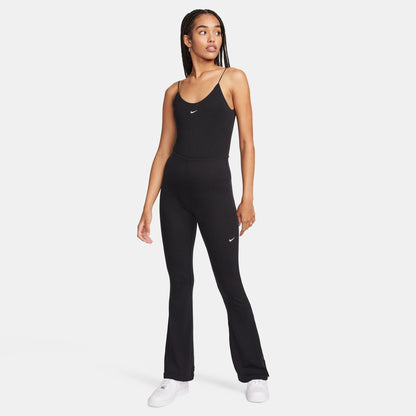 Nike Womens Sportswear Chill Knit Flared Leggings - Black