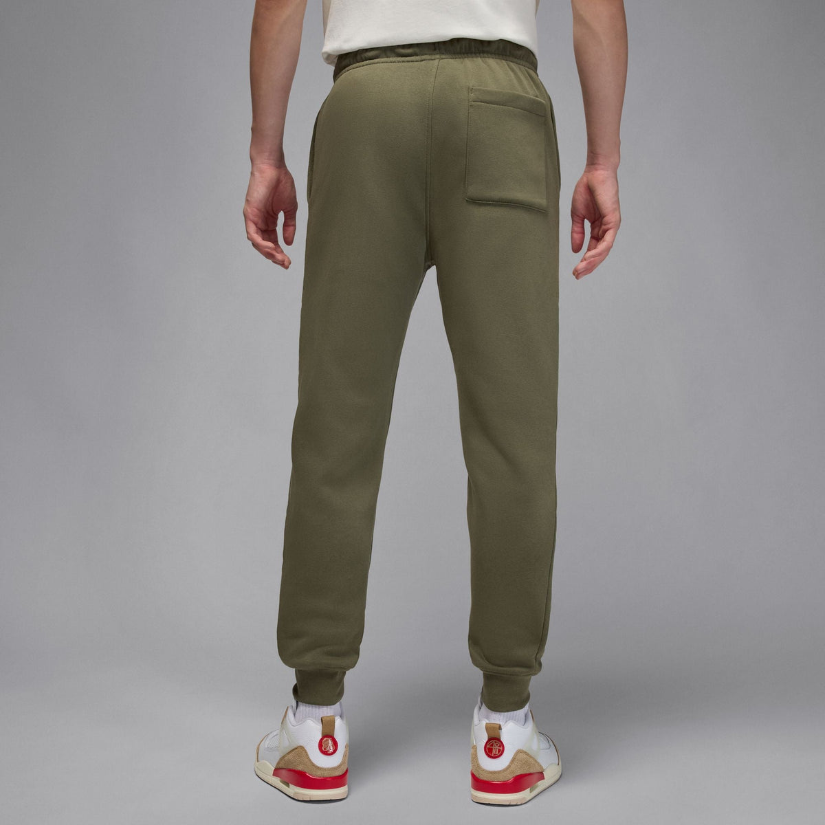 Air Jordan Mens Brooklyn Fleece Joggers - Medium Olive