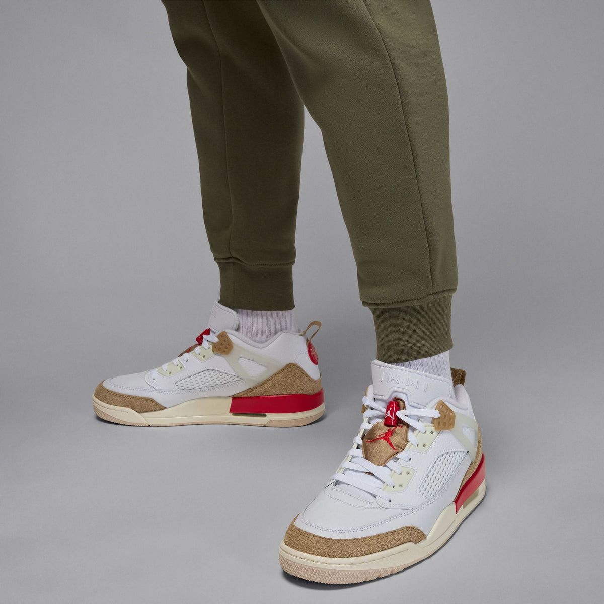 Air Jordan Mens Brooklyn Fleece Joggers - Medium Olive