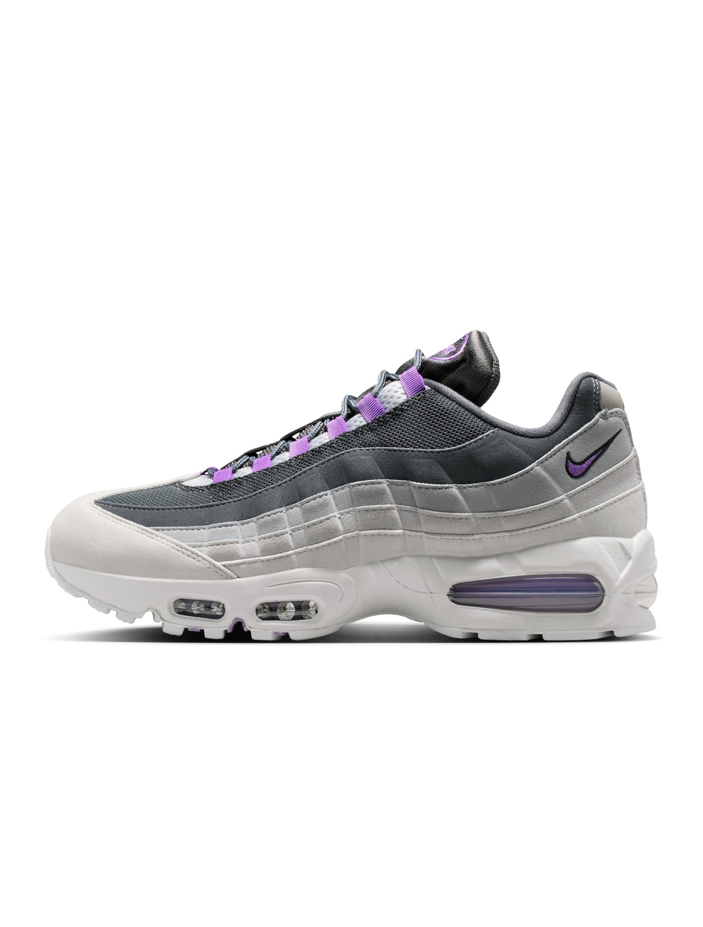 Nike Mens Air Max 95 Big Bubble OG - Photon Dust/Bright Violet