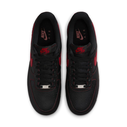 Nike Mens Air Force 1 '07 LV8 - Black/University Red