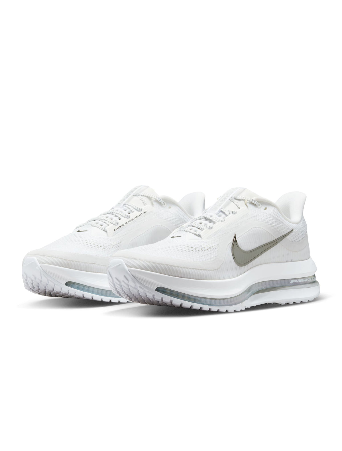 Nike Mens Pegasus Premium - White/Metallic Silver