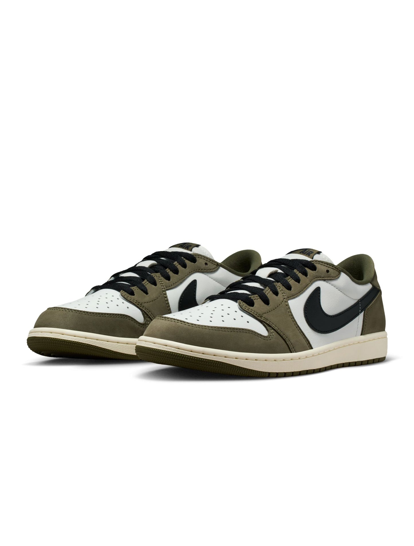 Air Jordan Mens 1 Retro Low - Medium Olive