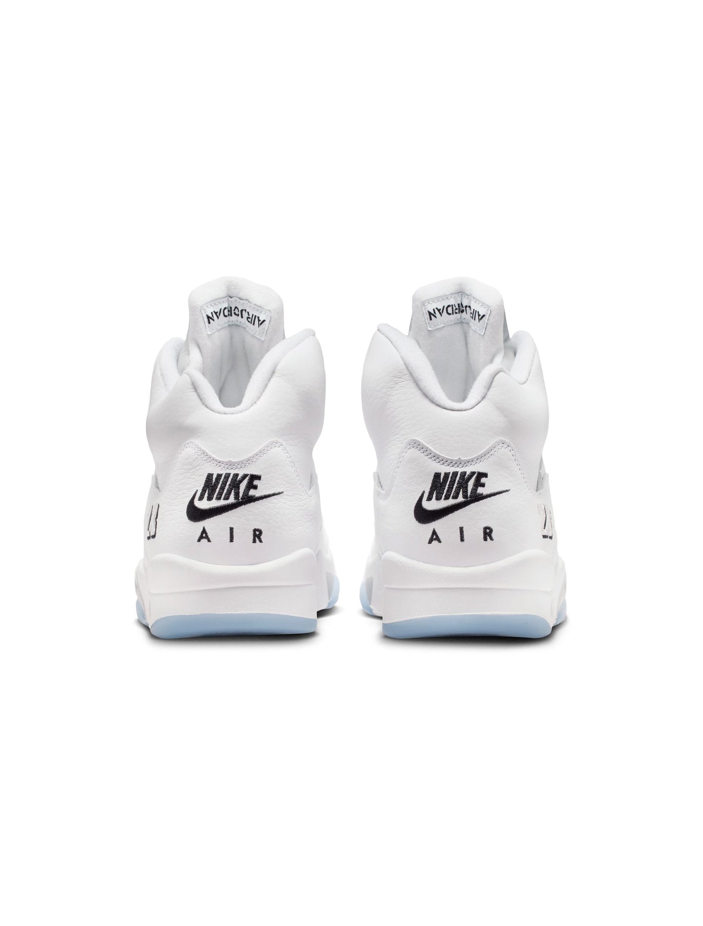 Air Jordan Mens 5 Retro - White Metallic