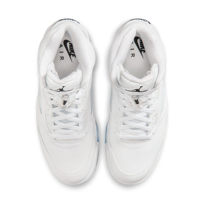 Air Jordan Mens 5 Retro - White Metallic
