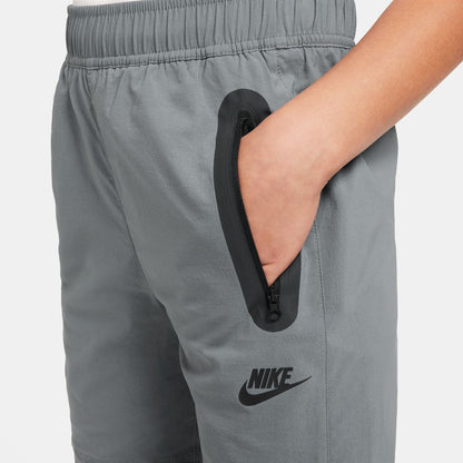 Nike Big Kids Tech Woven Pants - Smoke Grey