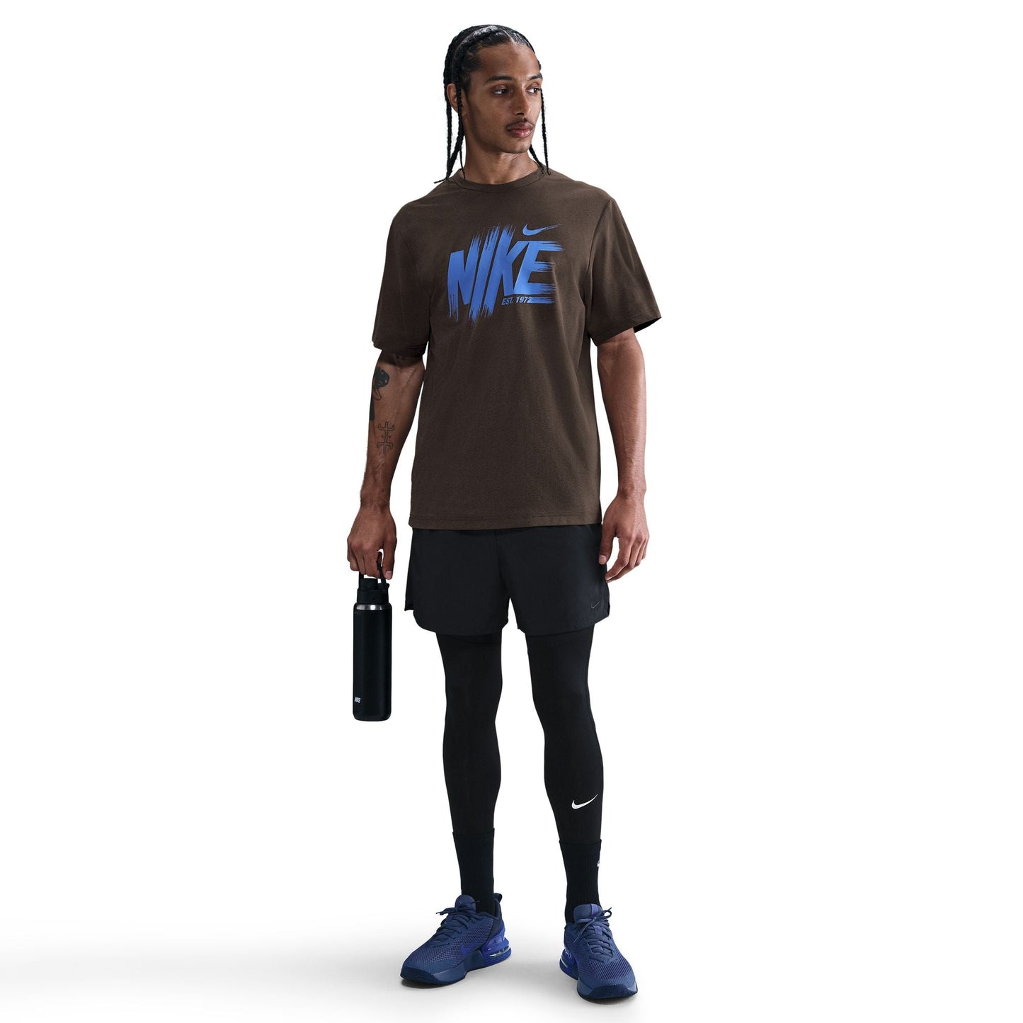 Nike Mens Hyverse Tee - Baroque Brown